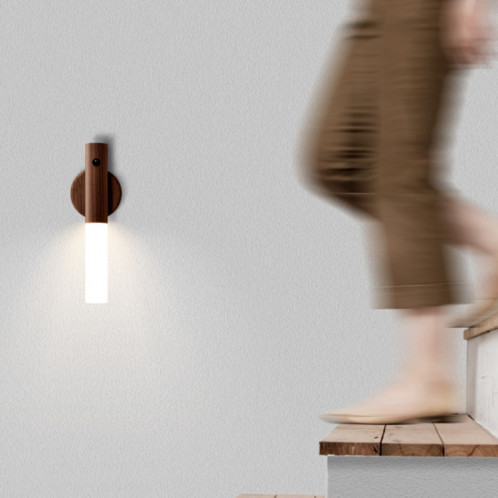 Accueil Couloir intelligent Corridor Humain Induction LED Night Light (Couleur du bois de cire blanche) SH901B1364-07