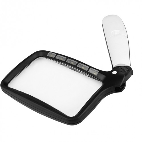 10863 3x Loupe de poche pliante de lumière LED SH0303863-06