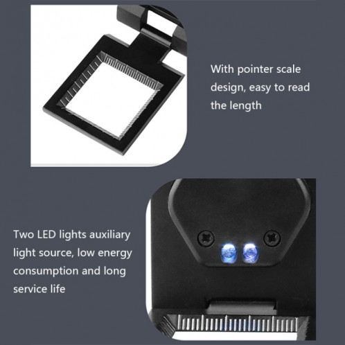 Loupe de pliage de lumière double LED 9005B 10x SH03171612-07