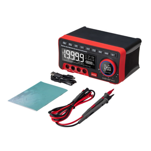ANENG AN-888S Multimètre de courant d'affichage audio Bluetooth d'affichage audio, Standard Pas de batterie (noir noir) SA001A811-07