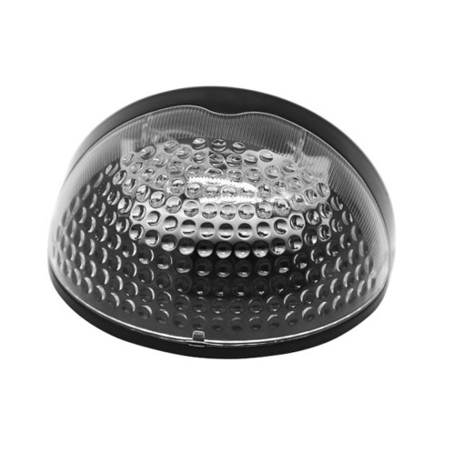 N760B 6 LEDS Equipement de l'eau solaire en plein air Lumière de clôture à deux couleurs (coquille noire) SH101B1206-06