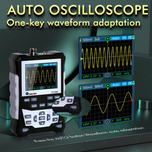 ET120M 120MHz Simulation numérique couleur Oscilloscope SH0443968-07