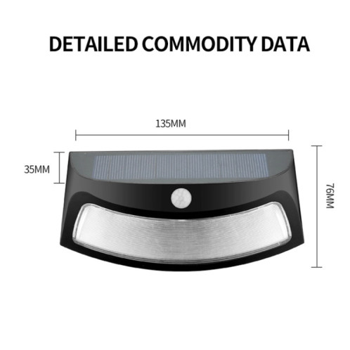 Human Corps Induction Solaire Light Jardin Mur de jardin (lumière chaude) SH501B86-07