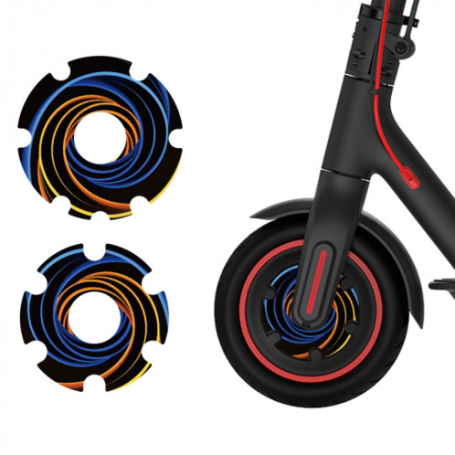 1 paire autocollant de protection étanche à moteur de scooter pour Xiaomi Mijia M365 / M365 PRO / Pro 2 / 1S (Coloré 8) SH301H394-06
