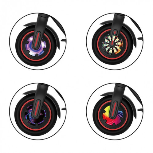 1 paire autocollant de protection étanche à moteur de scooter pour Xiaomi Mijia M365 / M365 PRO / PRO 2 / 1S (Coloré 12) SH301L1816-06