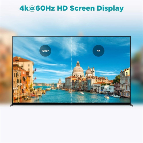 QGeem QG-AV16 HD TV Blu-ray Projection HDMI Câble TV Supports 4K, Longueur: 3 m SQ67031426-07