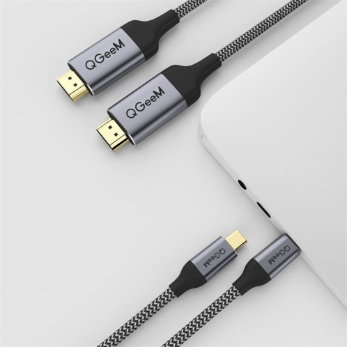 Qgeem qg-ua09 type-C à câble HDMI, longueur: 3M SH7603903-07