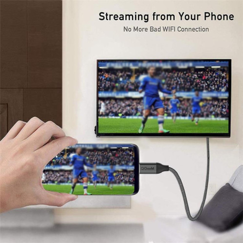 Qgeem qg-ua09 type-C à câble HDMI, longueur: 3M SH7603903-07