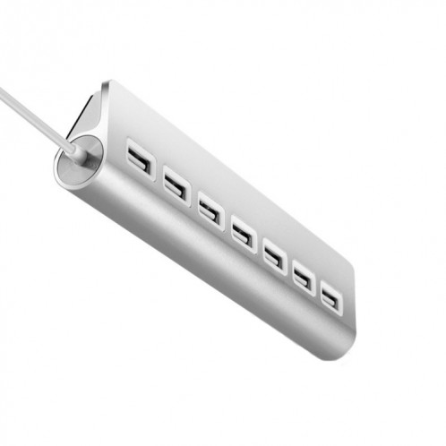 THL059 USB2.0 7 en 1 hub d'alliage d'aluminium (7 ports) SH401A422-06