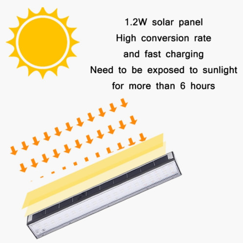 Éclairage à LED solaire étanche de jardin extérieur (avec contrôle de la lumière) SH601A1660-07