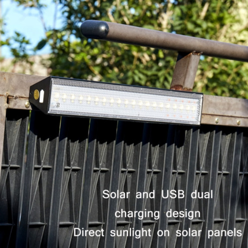 Éclairage à LED solaire étanche de jardin extérieur (avec contrôle de la lumière) SH601A1660-07