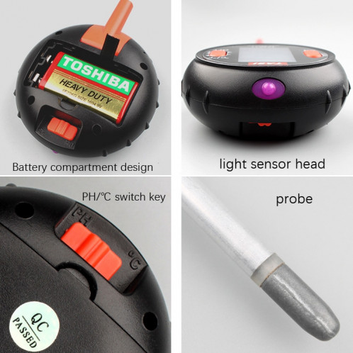 Tasi Sol Test Test Instrument PH Test Pen Home PH Instrument de test de pH, Spécifications: TA8671 ST40011006-07