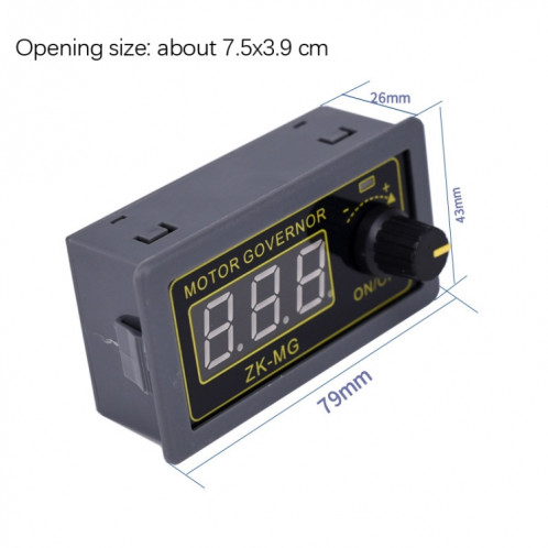 ZK-MG 5-30V Haute PWR Gouverneur DC Gouverneur numérique SH0853613-07