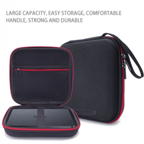GH1879 Sac de stockage de boîtier mobile portable portable (noir) SH601A141-07