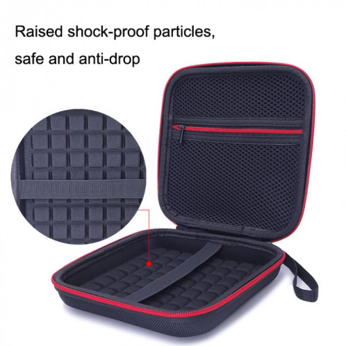 GH1879 Sac de stockage de boîtier mobile portable portable (noir) SH601A141-07
