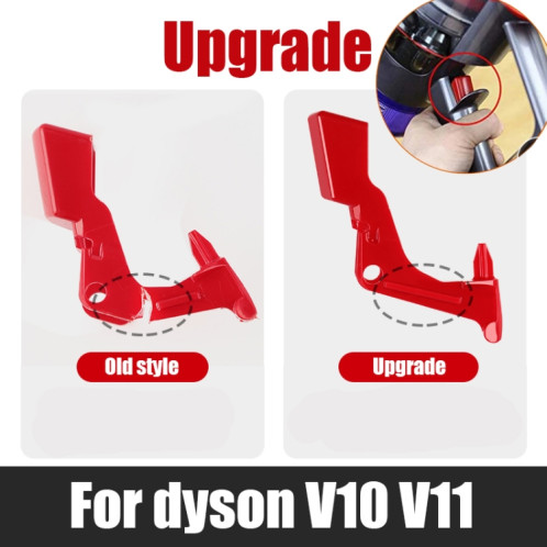 Bouton de clé de verrouillage de commutateur pour l'aspirateur Dyson V10 v11 SH10321878-05