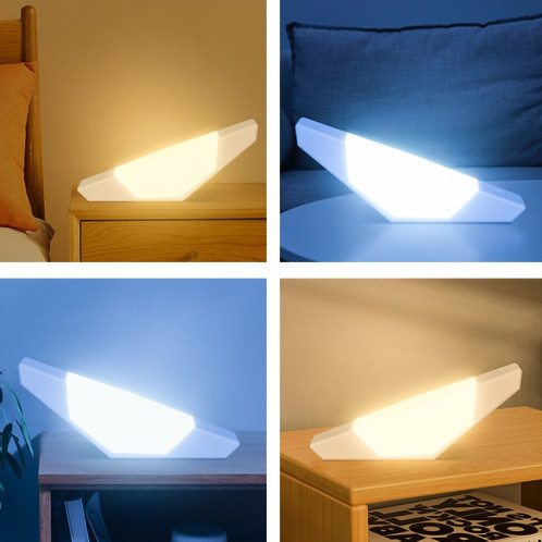 Lampe de protection des yeux de capteur de gravité de la chambre à coucher, source d'alimentation: blanc froid (blanc) SH802A1929-07