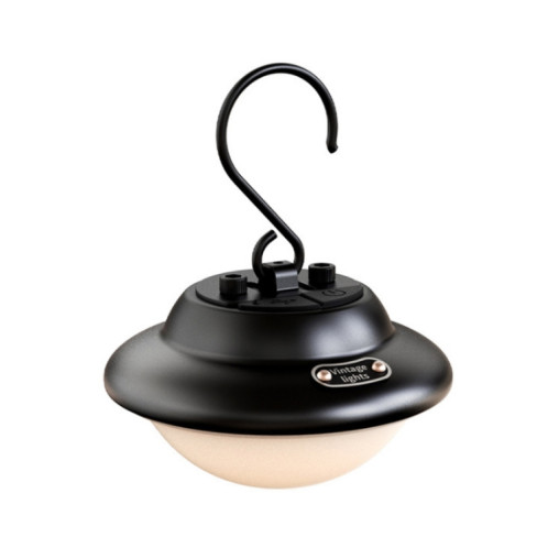 Lumière de camping de chargement USB portable de plein air (noir) SH101A59-06