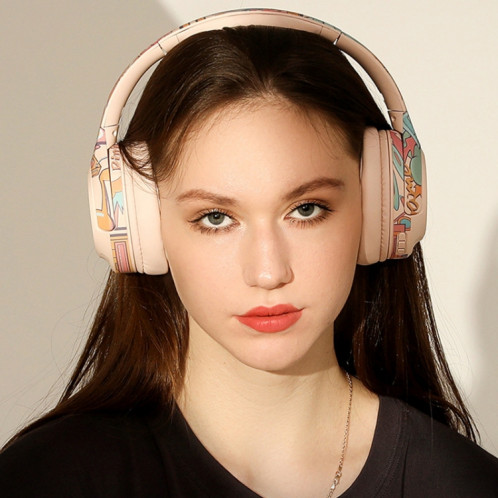 EL-A2 Gaming Lumière ambiante pliant casque bluetooth sans fil (rose) SH301B591-07