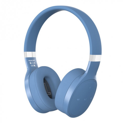 VJ087 Casque de jeu Bluetooth Sports sans fil pliante (bleu) SH601D925-07