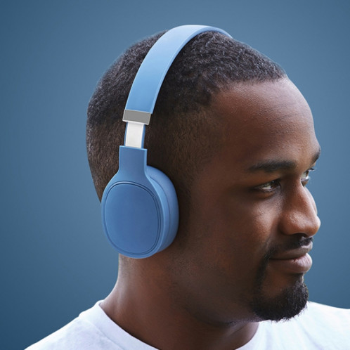 VJ087 Casque de jeu Bluetooth Sports sans fil pliante (gris) SH601C1408-07