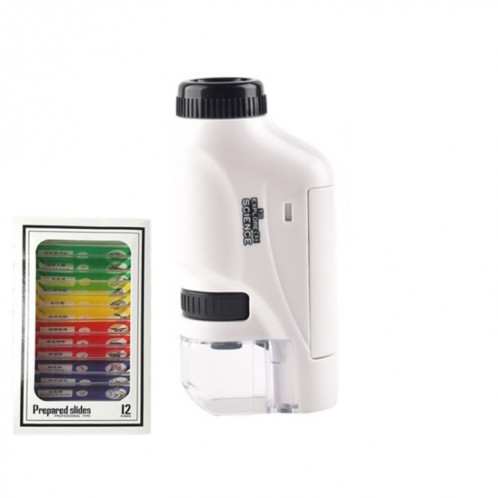 Équipement de laboratoire portable pour enfants Matériel de laboratoire portable jouets, couleur: Lite + spécimen (blanc) SH3907995-07