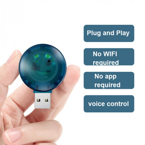 YCZ-008 USB Smart Voice Télécommande Climatiseur Télécommande avec lumière de nuit SH1684654-07
