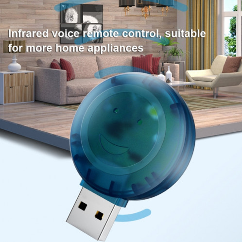 YCZ-008 USB Smart Voice Télécommande Climatiseur Télécommande avec lumière de nuit SH1684654-07
