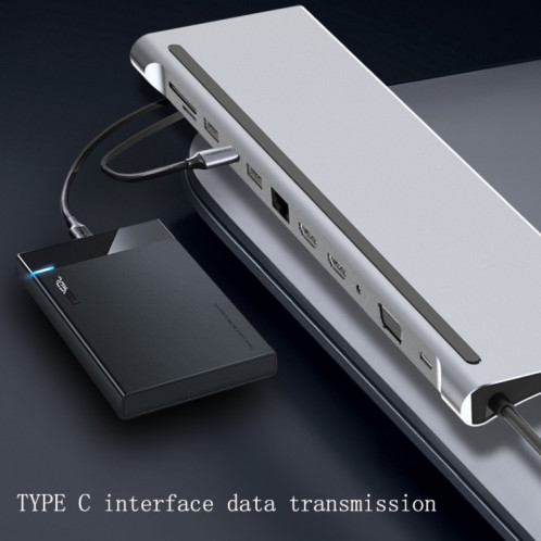 Station d'accueil intelligente de type C sur 1 de type C (gris) SH001A277-07