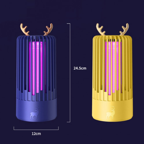 Moustiquaire photocatalyseur moustor intérieur USB Mute Shock Mosquito Lampe (jaune citron) SH201A857-07