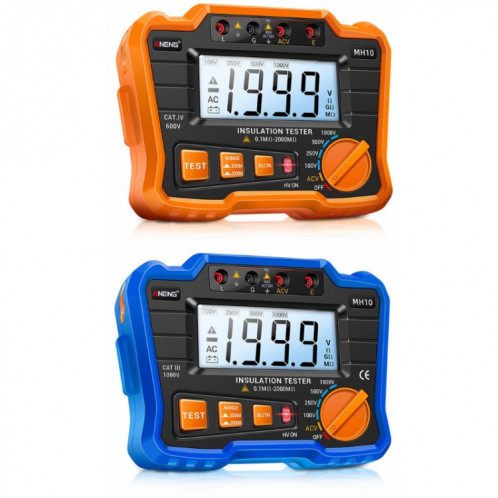 Testeur de résistance d'isolement de haute précision numérique aneng MH10 (orange) SA101A233-07