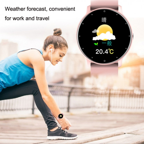 ZL02 Smart Carrelage Tendance artérielle Surveillance de l'oxygène Podomètre sportif Wireless Bluetooth Montre (Bleu) SH901A347-07