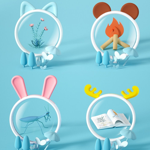 Loupe 3x Loupe HD Dessin animé Loupe en verre Toy cadeau pour enfants (lapin rose) SH101A1332-07