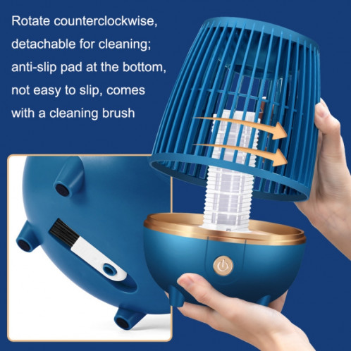 LED Mosquito Killer Lampe Maison Photocatalyseur USB Mushroom Mosquito Killer (Bleu) SH701B1872-07