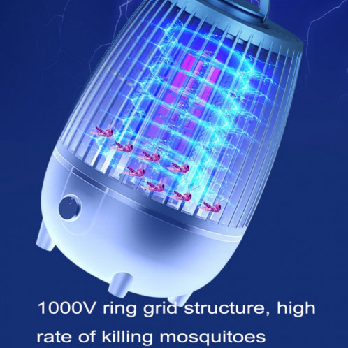 LED Mosquito Killer Lampe Maison Photocatalyseur USB Mushroom Mosquito Killer (Bleu) SH701B1872-07