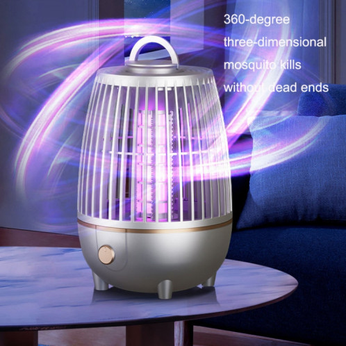 Lampe anti-moustique LED Home Photocatalyst USB Tueur de moustiques champignon (gris argenté) SH701A328-07