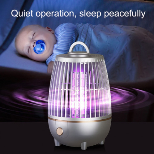 Lampe anti-moustique LED Home Photocatalyst USB Tueur de moustiques champignon (gris argenté) SH701A328-07