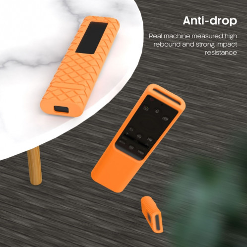 Couverture en silicone de télécommande TV pour Samsung Bn59 Series (Orange) SH401D1300-06