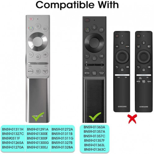 Couverture en silicone de télécommande TV pour Samsung BN59 Series (Matsuo) SH401E1801-06