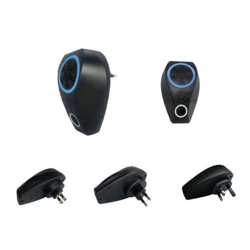 Répensement de la souris anti-flocon de flocon de neige, Spécification: Plug UE (Noir) SH602A382-05