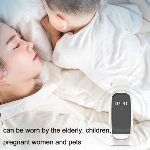 M70 Ultrasonic Mosquito Repellent Bracelet Outdoor Mosquito Repellent(White) SH101B305-06