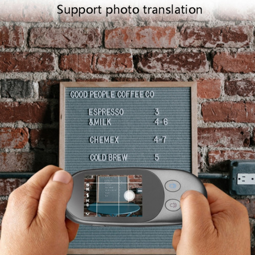 Travel Traducteur simultané Scanning Enregistrement Traducteur vocal intelligent (blanc) SH301A1632-07