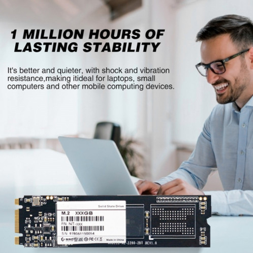 Date d'état solide SSD haute vitesse de 2,5 pouces, capacité: 128 Go SH50011269-07