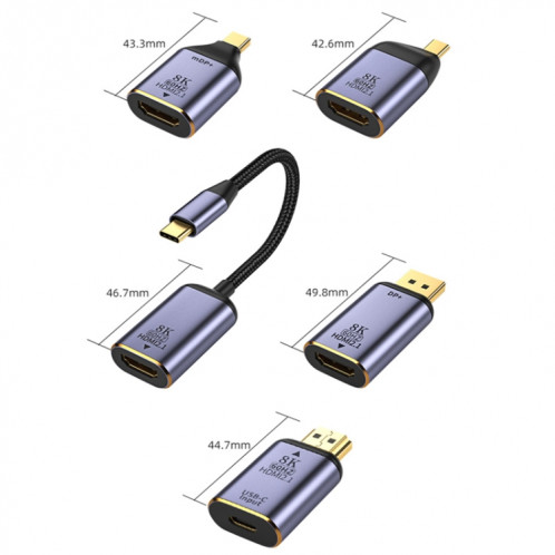 Convertisseur DP mâle vers HDMI femelle 8K, style : 8K-004 SH58041870-05