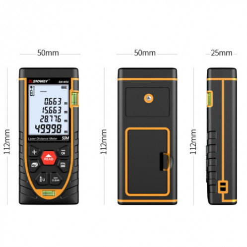 SNDWAY SW-M100 Laser Distance Distance Infrarouge Instrument de mesure infrarouge, Distance: 100m SS6904197-07