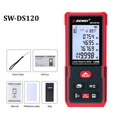 SNDWAY SW-DS120 LASER LASER LASERFinder Infrarouge Laser Ruler, Distance: 120m SS82041383-07
