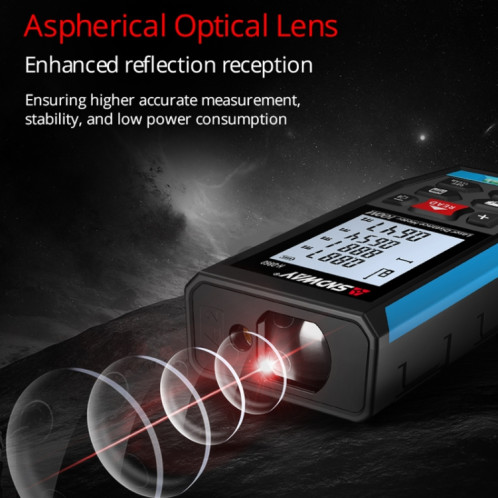 SNDWAY H-D510A LASER LASER LASERFinder Instrument de mesure infrarouge, Distance: 50m SS84011183-07