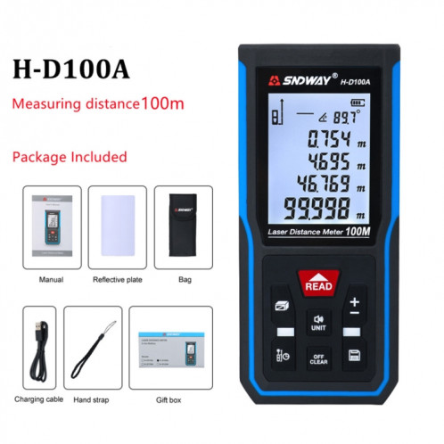 SNDWAY H-D100A LASER LASER LASERFinder Instrument de mesure infrarouge, Distance: 100m SS8403935-07