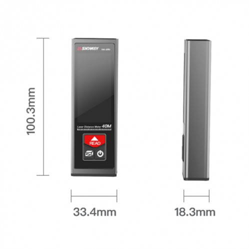 SnDway SW-B60 Laser Régulier de mesure en infrarouge, Style: version de précision de 60m SS2703668-07