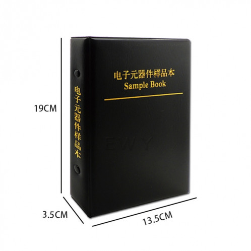 Livre d'échantillon électronique électronique de composant électronique SMD Condacitor (80 types 50 chacun) SH401A1586-07